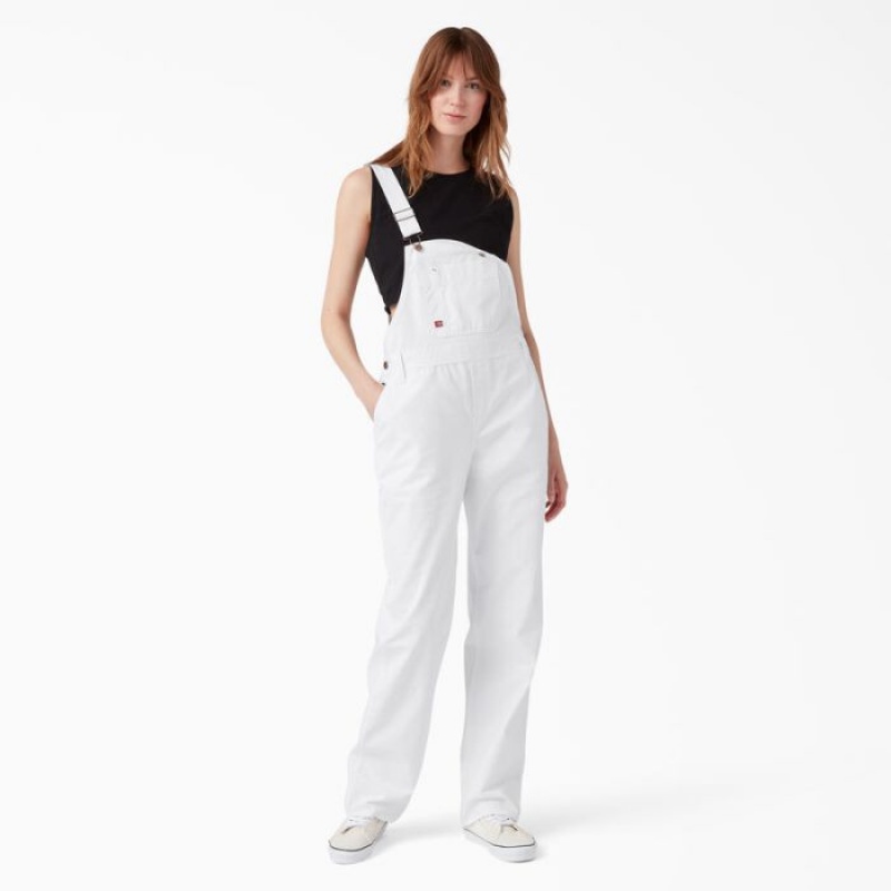 Dickies Relaxed Fit Bib Overalls Albi | XNKQ2687