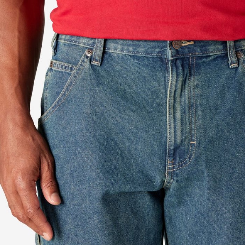 Dickies Relaxed Fit Carpenter Jeans Kaki | CIDU2590