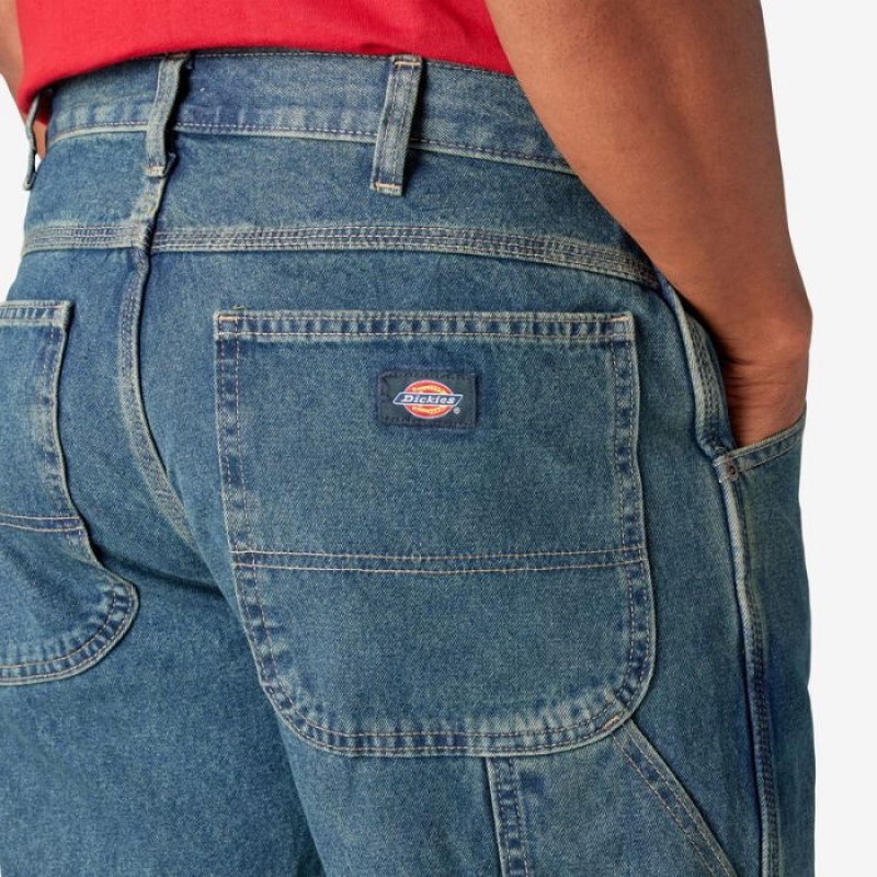 Dickies Relaxed Fit Carpenter Jeans Kaki | CIDU2590