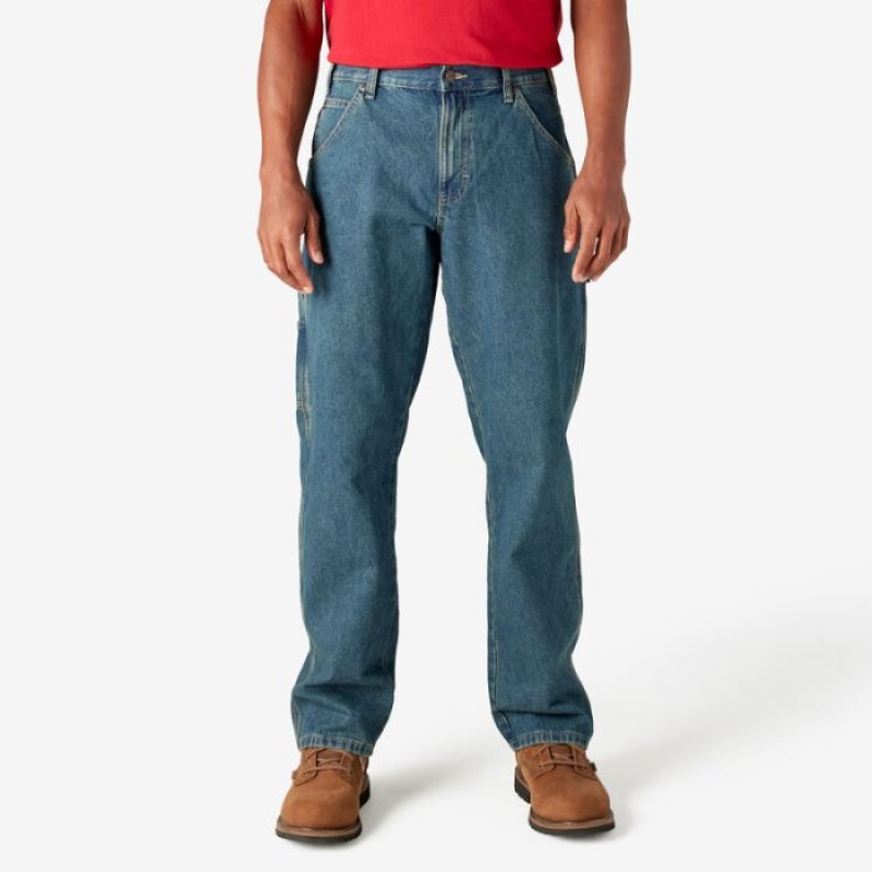 Dickies Relaxed Fit Carpenter Jeans Kaki | CIDU2590