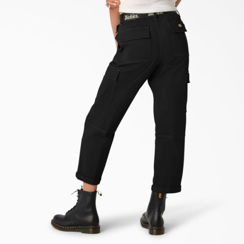 Dickies Relaxed Fit Contrast Stitch Cropped Cargo Pants Regular | TULM3493