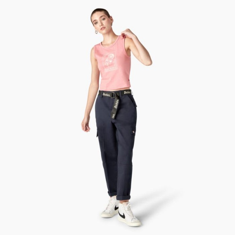 Dickies Relaxed Fit Contrast Stitch Cropped Cargo Pants Regular | GHLL5241