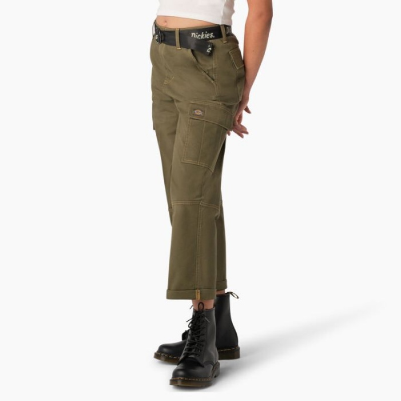 Dickies Relaxed Fit Contrast Stitch Cropped Cargo Pants Regular | GHKQ8660