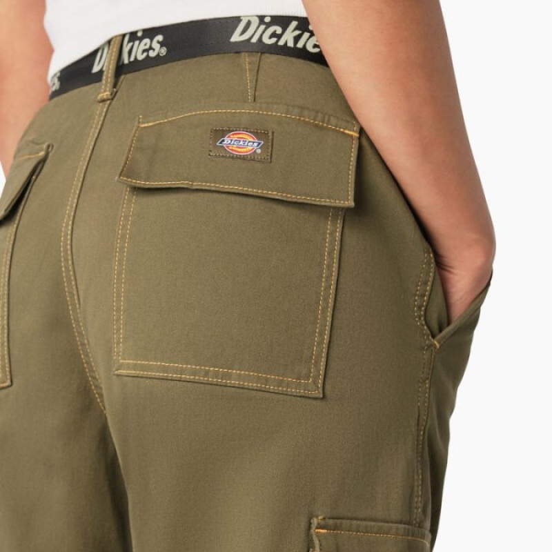 Dickies Relaxed Fit Contrast Stitch Cropped Cargo Pants Regular | GHKQ8660