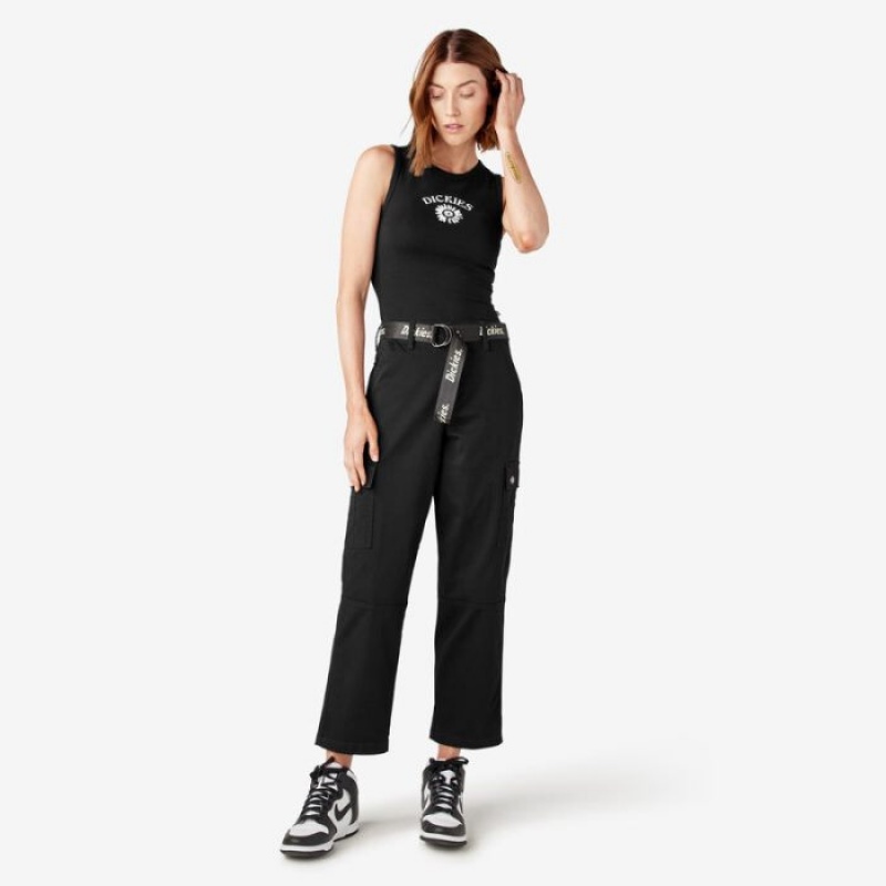 Dickies Relaxed Fit Cropped Cargo Pants Regular | ZFIC9780