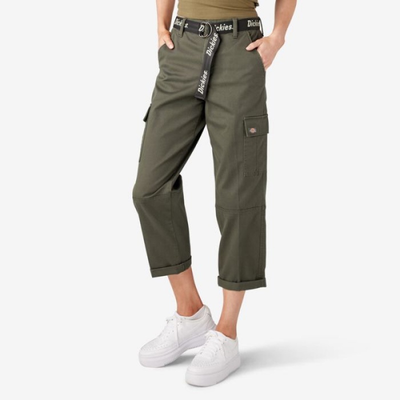 Dickies Relaxed Fit Cropped Cargo Pants Regular | VYDR6115