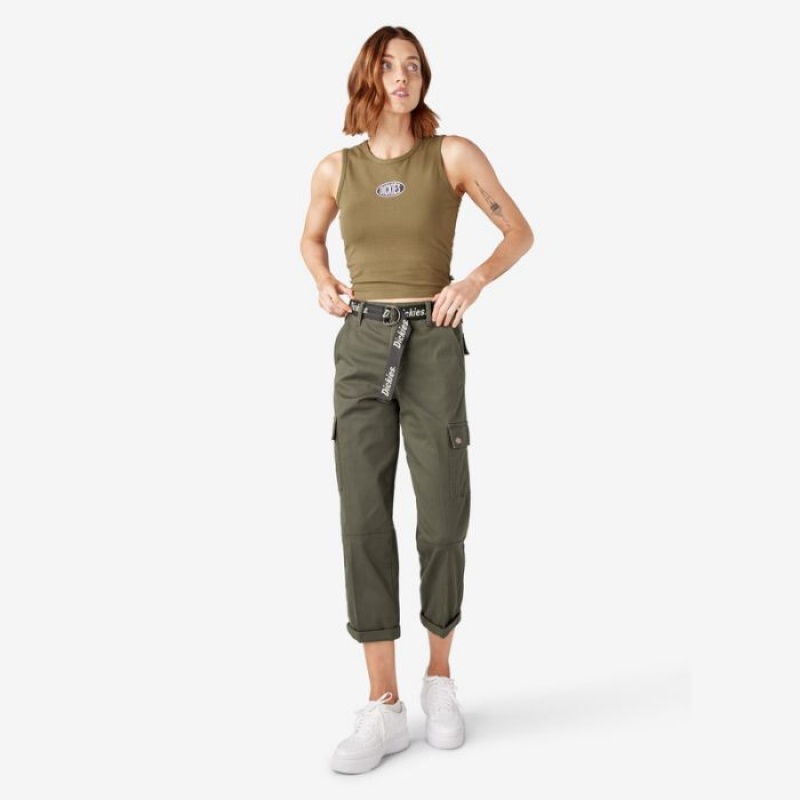 Dickies Relaxed Fit Cropped Cargo Pants Regular | VYDR6115