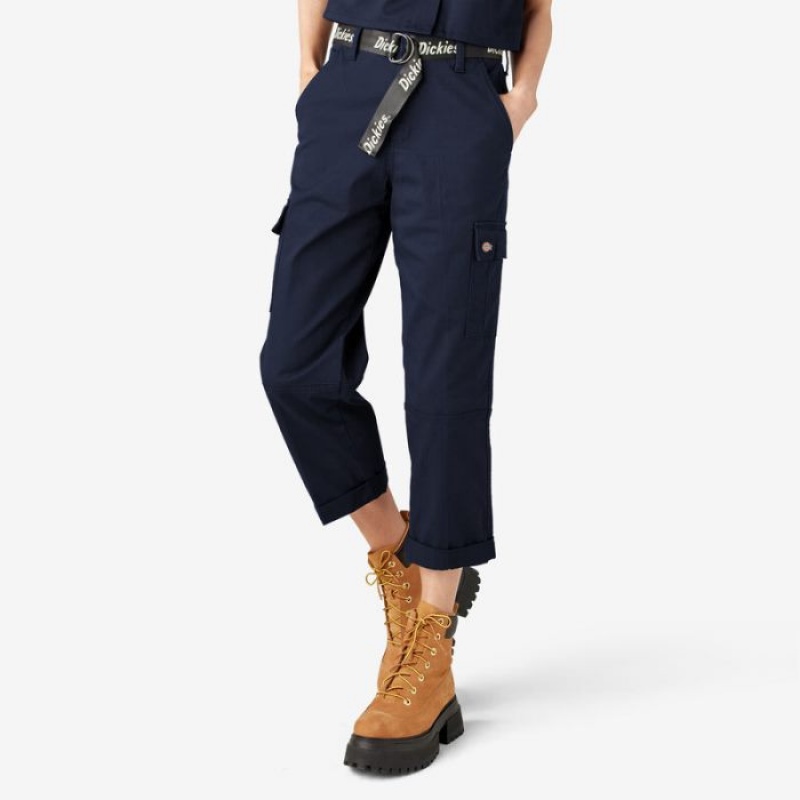 Dickies Relaxed Fit Cropped Cargo Pants Regular | TEAW1535
