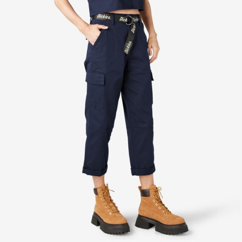Dickies Relaxed Fit Cropped Cargo Pants Regular | TEAW1535