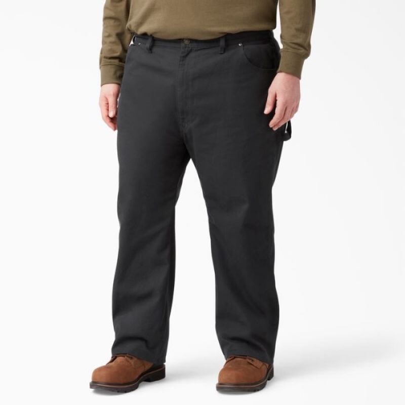 Dickies Relaxed Fit Heavyweight Duck Carpenter Pants Negrii | VTHT1142