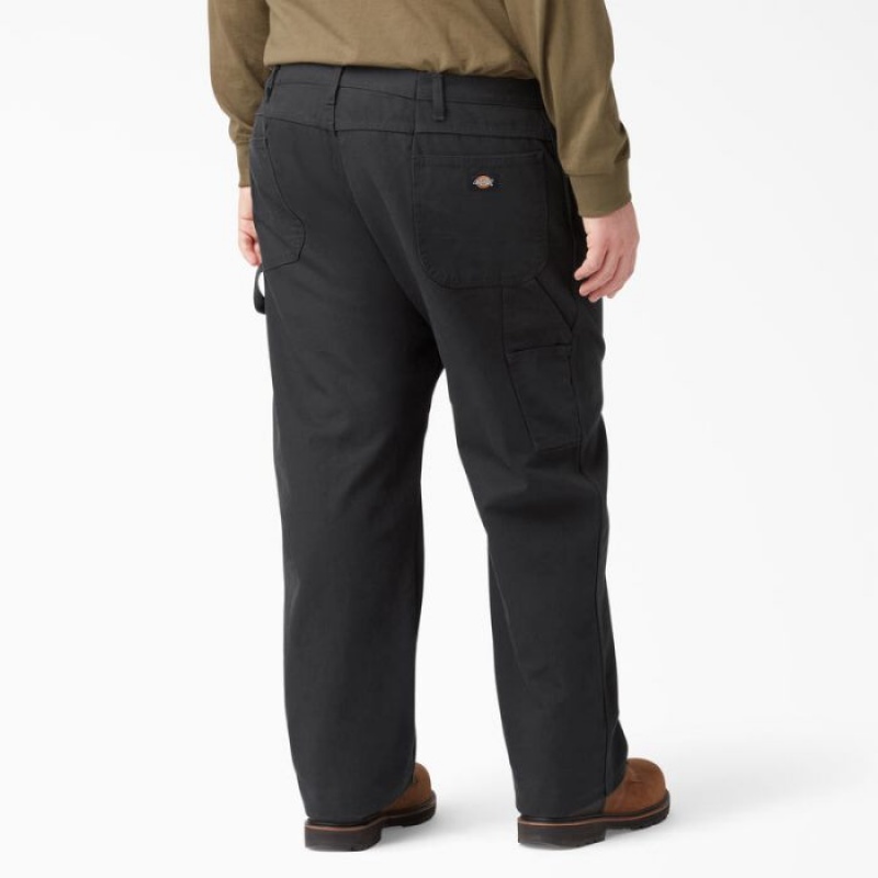 Dickies Relaxed Fit Heavyweight Duck Carpenter Pants Negrii | VTHT1142