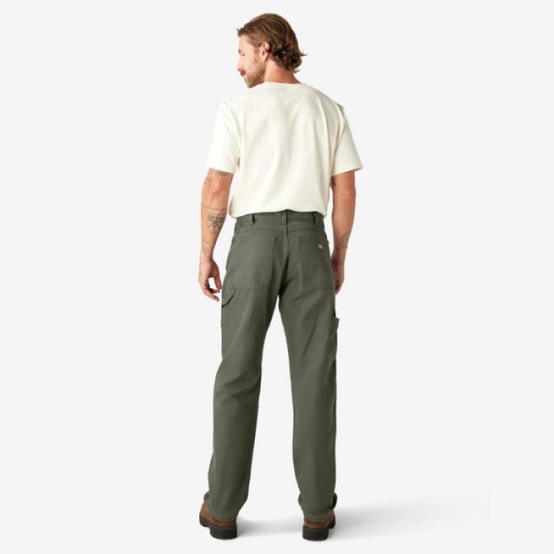 Dickies Relaxed Fit Heavyweight Duck Carpenter Pants Verzi | DFSN1660