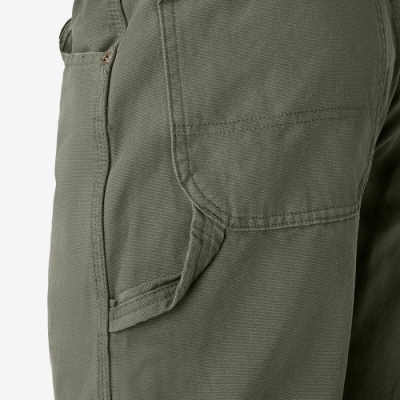 Dickies Relaxed Fit Heavyweight Duck Carpenter Pants Verzi | DFSN1660