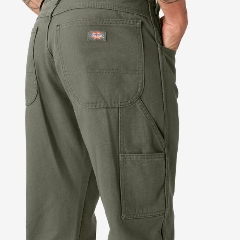Dickies Relaxed Fit Heavyweight Duck Carpenter Pants Verzi | DFSN1660