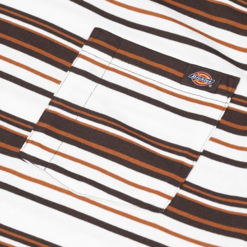 Dickies Relaxed Fit In Dungi Pocket T-Shirt Ciocolata Maro | DFBH2427