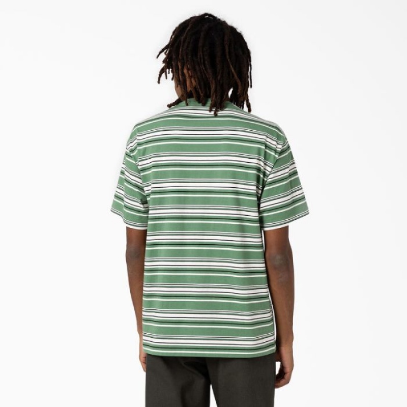 Dickies Relaxed Fit In Dungi Pocket T-Shirt Verzi Inchis | CZFF4980