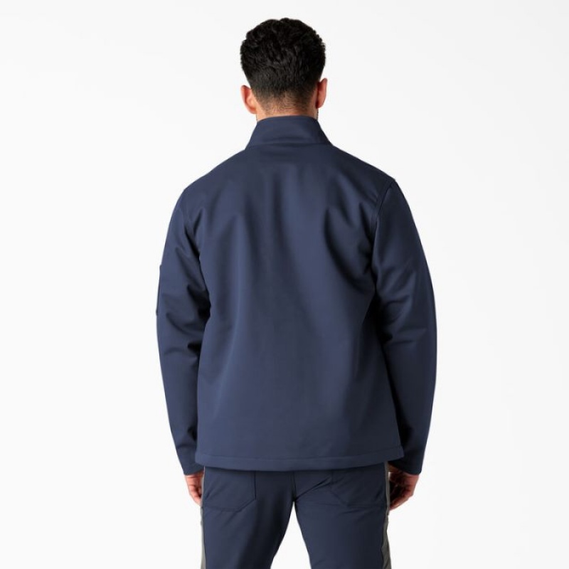 Dickies Ripstop Softshell Jacket Bleumarin Albastri | YEKX4284