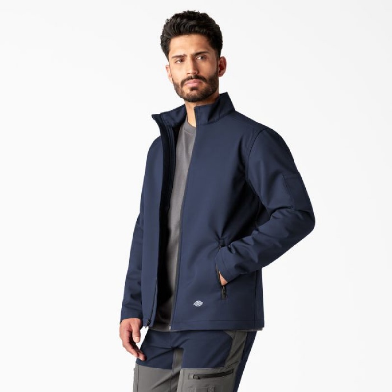 Dickies Ripstop Softshell Jacket Bleumarin Albastri | YEKX4284