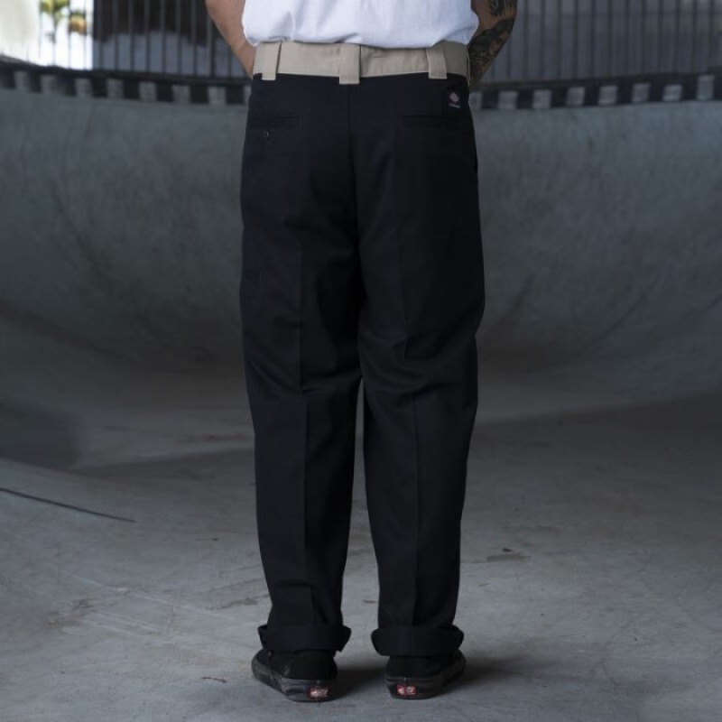 Dickies Ronnie Sandoval Loose Fit Double Knee Pants Negrii Maro | CMWY7209