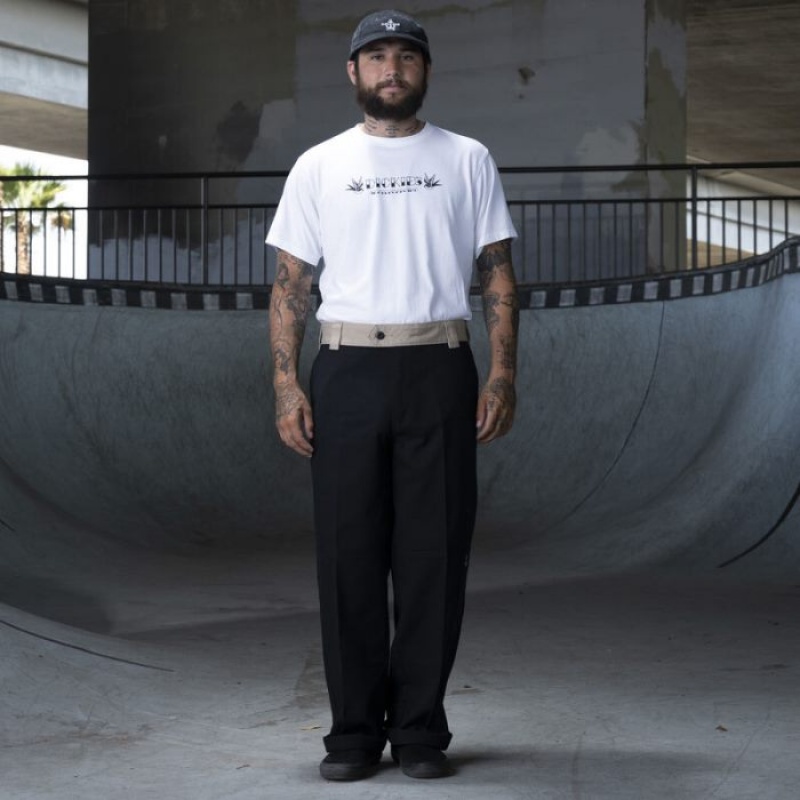 Dickies Ronnie Sandoval Loose Fit Double Knee Pants Negrii Maro | CMWY7209