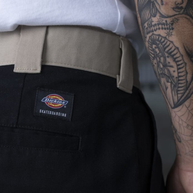 Dickies Ronnie Sandoval Loose Fit Double Knee Pants Negrii Maro | CMWY7209