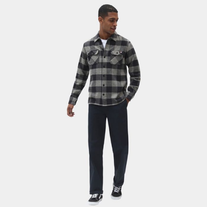 Dickies Sacramento Shirt Gri | XPUU7913