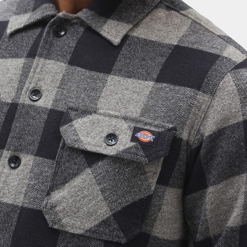 Dickies Sacramento Shirt Gri | XPUU7913