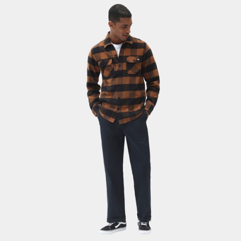 Dickies Sacramento Shirt Negrii Maro | GNSZ7099