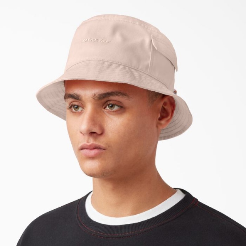 Dickies Script Logo Bucket Hat Roz | TSFG9071