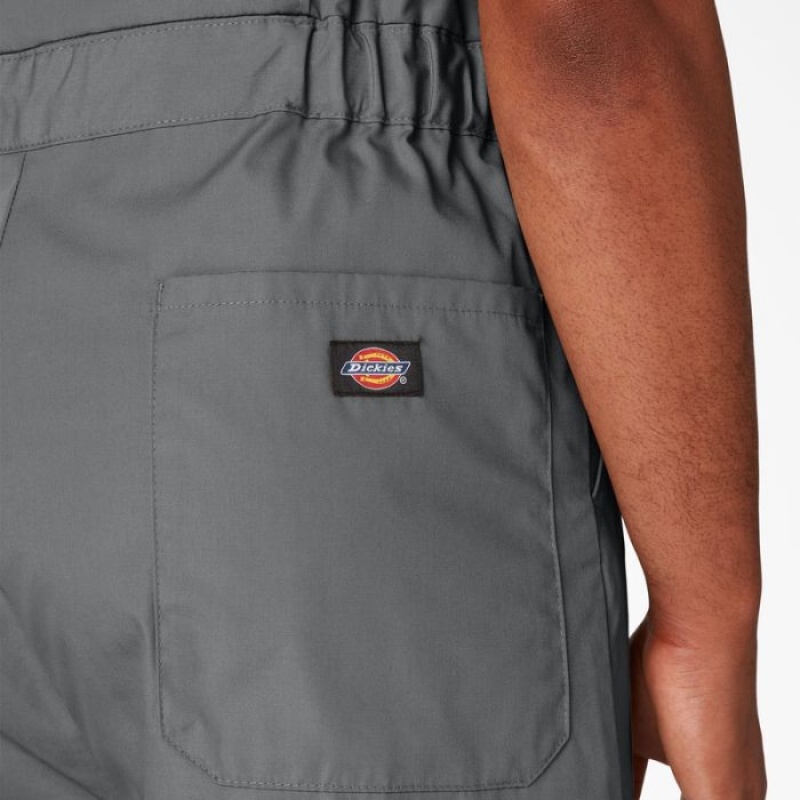 Dickies Scurte Sleeve Coveralls Gri | NGJB8619