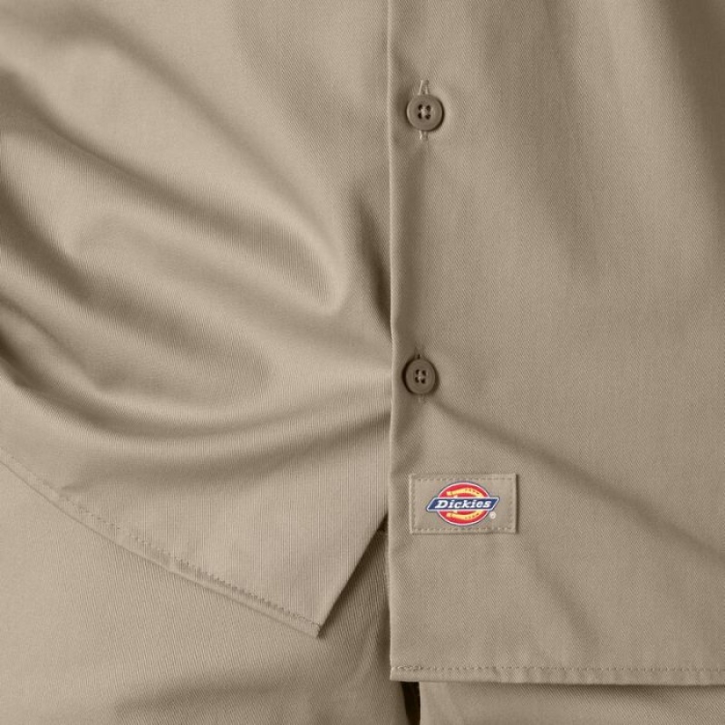 Dickies Scurte Sleeve Lucru Shirt Maro | QMVY7642