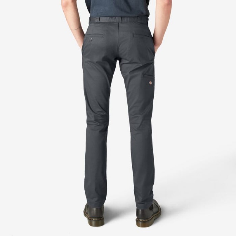 Dickies Slab Fit Double Knee Lucru Pants Gri | JBEN9483