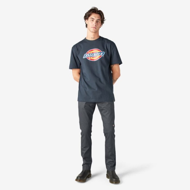 Dickies Slab Fit Double Knee Lucru Pants Gri | JBEN9483