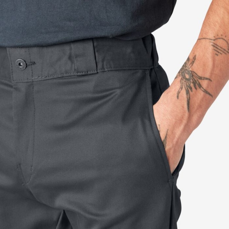 Dickies Slab Fit Double Knee Lucru Pants Gri | JBEN9483