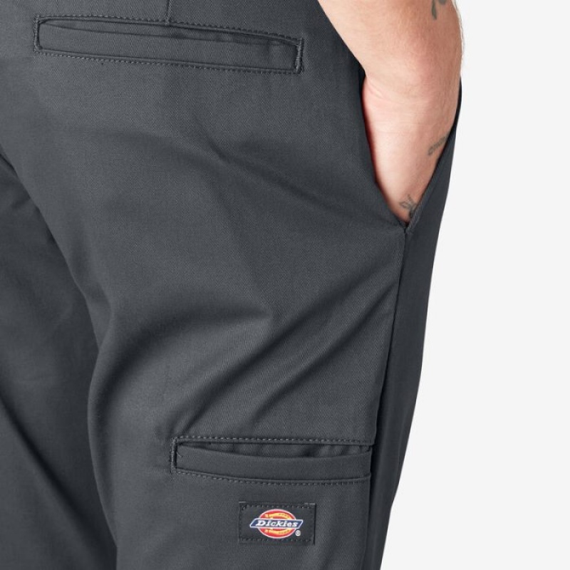 Dickies Slab Fit Double Knee Lucru Pants Gri | JBEN9483