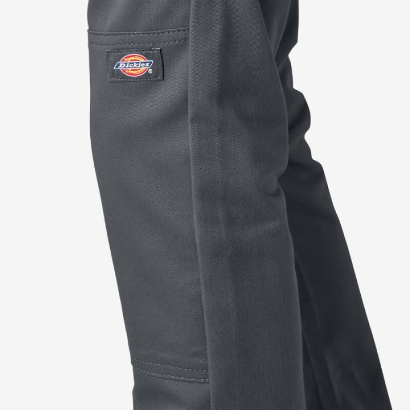 Dickies Slab Fit Double Knee Lucru Pants Gri | JBEN9483