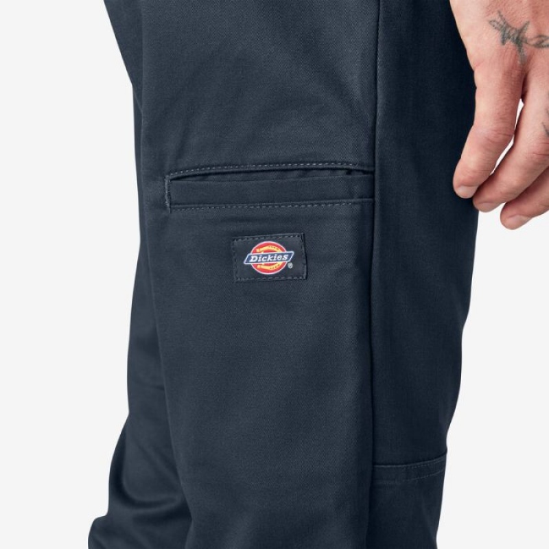 Dickies Slab Fit Double Knee Lucru Pants Bleumarin | PENA7364