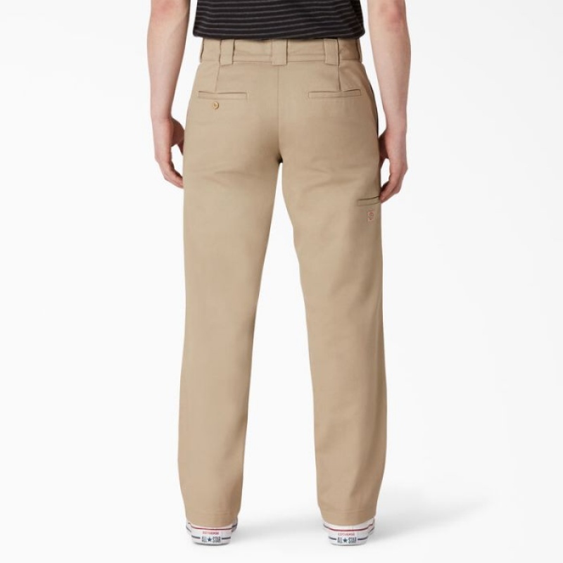 Dickies Slim Drept Fit Double Knee Pants Kaki | ILOJ2614