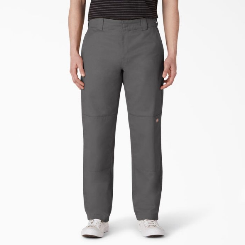 Dickies Slim Drept Fit Double Knee Pants Gri | XOOC9611