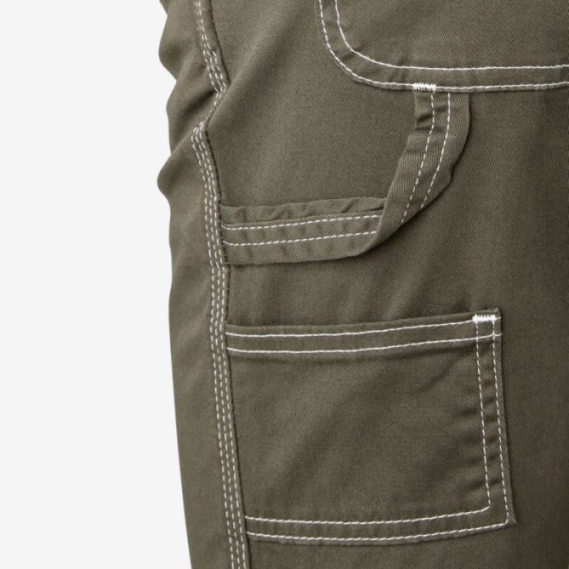 Dickies Slim Drept Fit Roll Hem Carpenter Pants Regular | JDIV8944