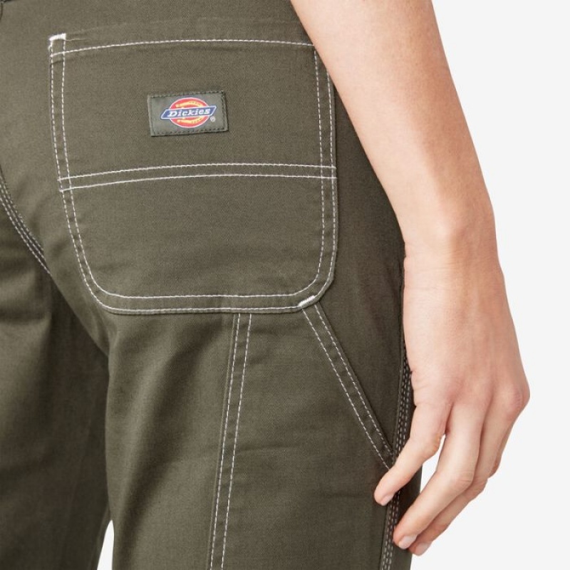 Dickies Slim Drept Fit Roll Hem Carpenter Pants Regular | JDIV8944