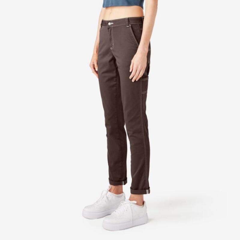 Dickies Slim Drept Fit Roll Hem Carpenter Pants Regular | GVKN2000
