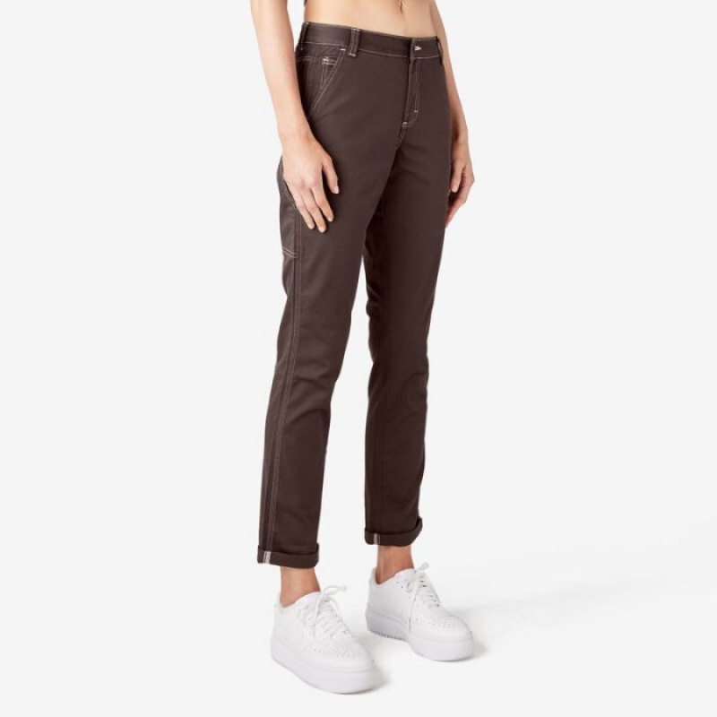 Dickies Slim Drept Fit Roll Hem Carpenter Pants Regular | GVKN2000