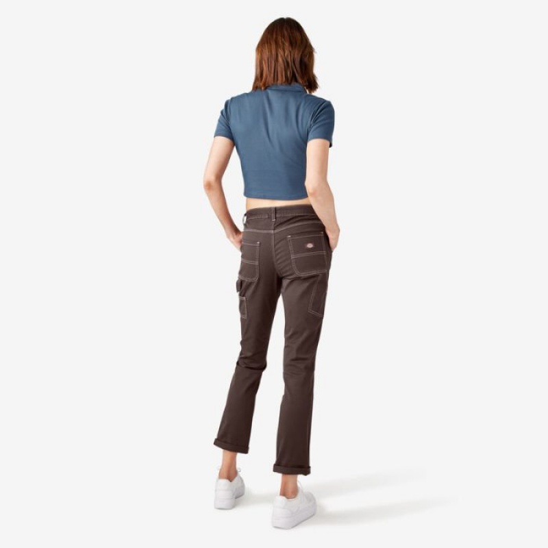 Dickies Slim Drept Fit Roll Hem Carpenter Pants Regular | GVKN2000