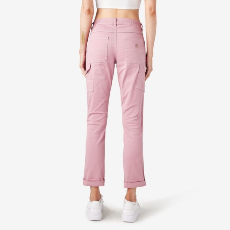 Dickies Slim Drept Fit Roll Hem Carpenter Pants Regular | FECM2710