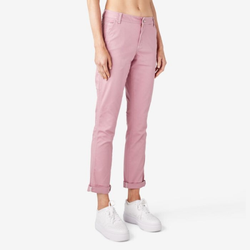 Dickies Slim Drept Fit Roll Hem Carpenter Pants Regular | FECM2710
