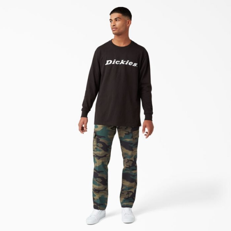 Dickies Slim Fit Cargo Pants Verzi Camuflaj | MWYB0594