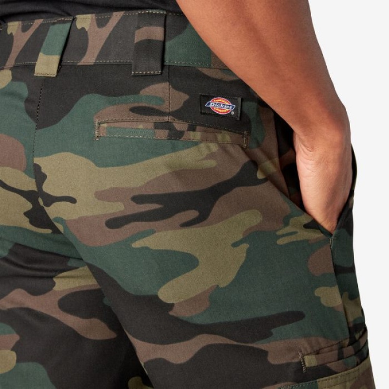 Dickies Slim Fit Cargo Pants Verzi Camuflaj | MWYB0594