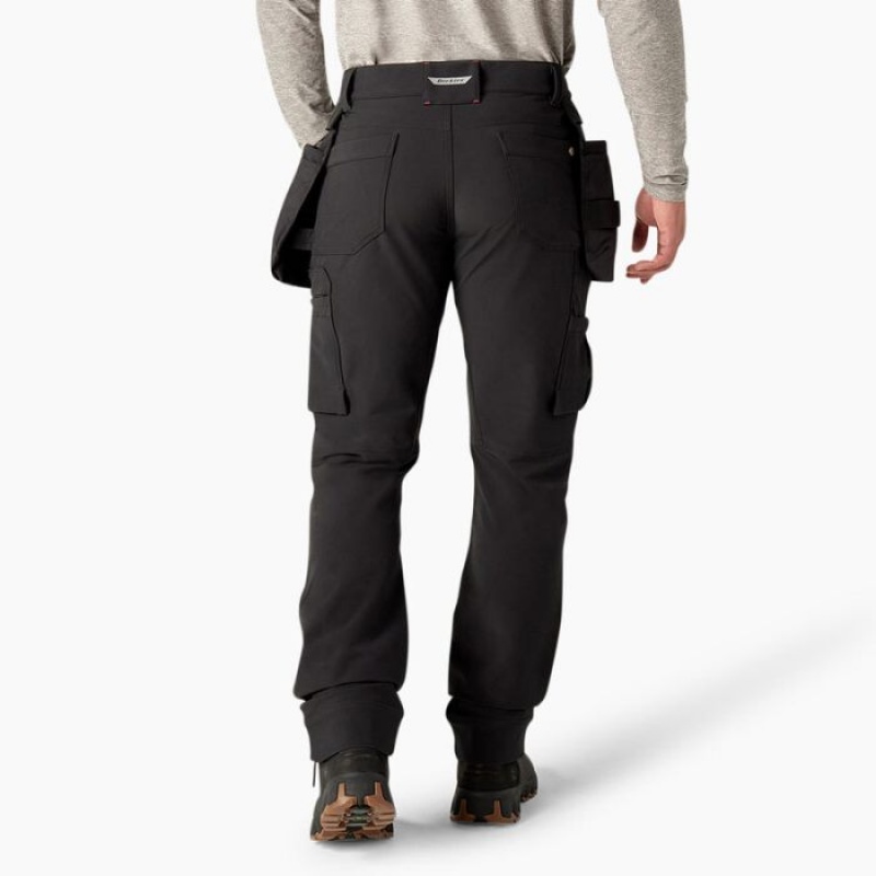 Dickies Slim Fit Holster Double Knee Lucru Pants Negrii | QDMT1389