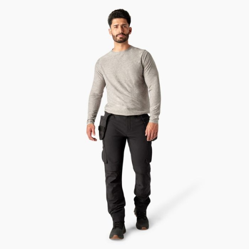 Dickies Slim Fit Holster Double Knee Lucru Pants Negrii | QDMT1389